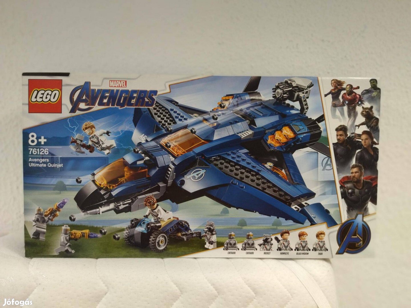 Lego Super Heroes 76126 Bosszúállók Quinjet új, bontatlan