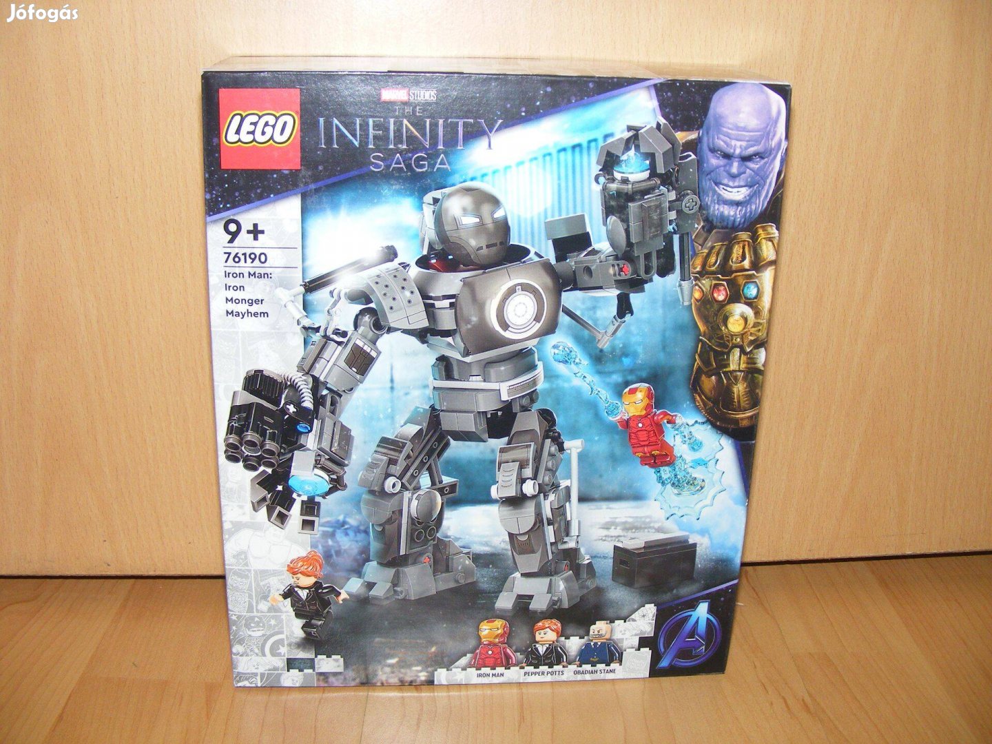 Lego Super Heroes 76190 Marvel Vasember Vasmángorló küzdelme Hulkbuste
