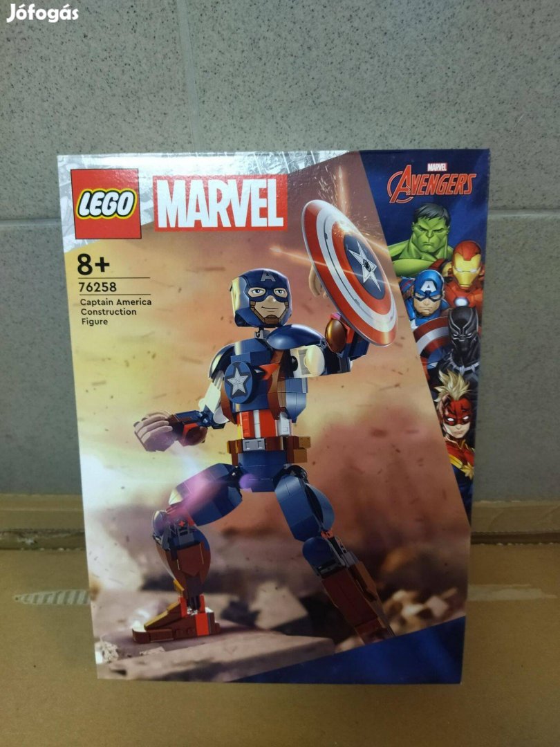 Lego Super Heroes 76258 Amerika Kapitány építőfigura új, bontatlan