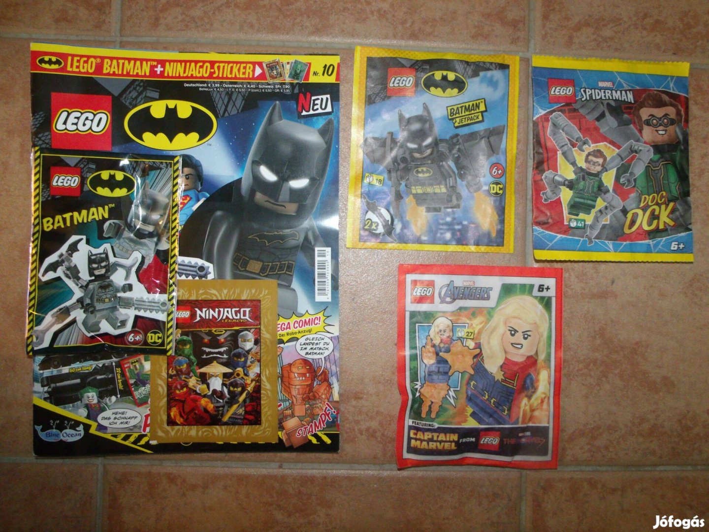 Lego Super Heroes DC Marvel új Batman Dr Octopus Captain Marvel