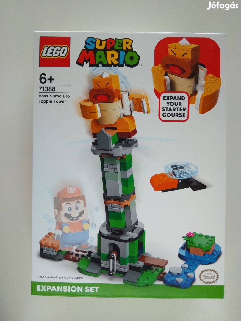 Lego Super Mario 71388 Boss Sumo Bro Toronydöntő kiegészítő bontatlan