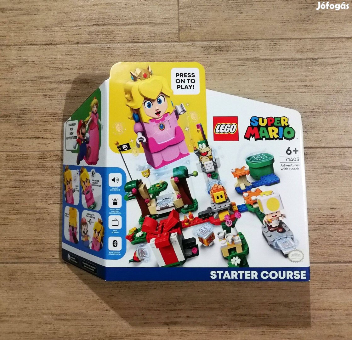 Lego Super Mario 71403 Peach kezdőpálya Ingyenes kiszállítás BP.!