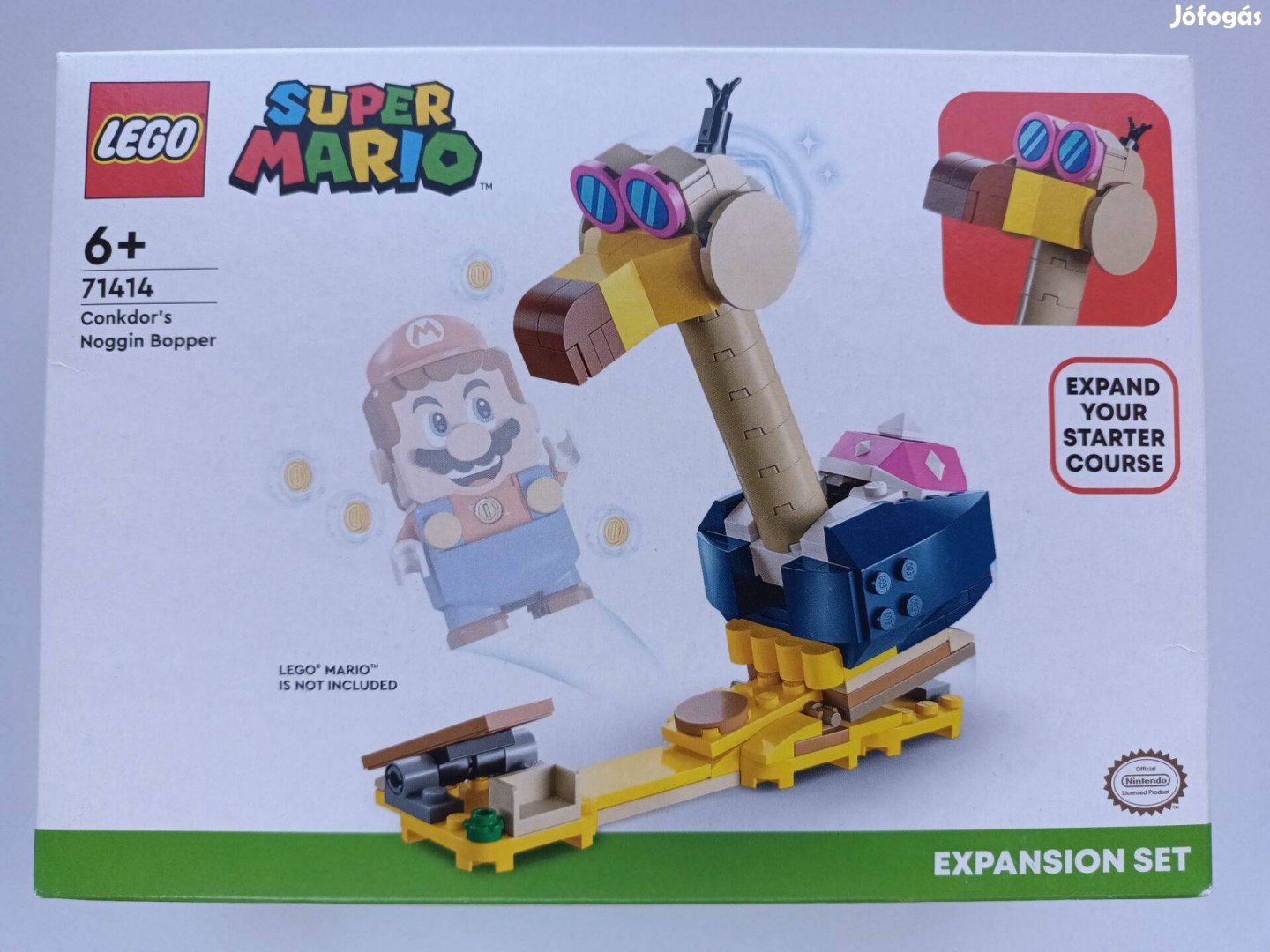 Lego Super Mario 71414 Conkdor Noggin Boppere strucc emu kiegészítő új