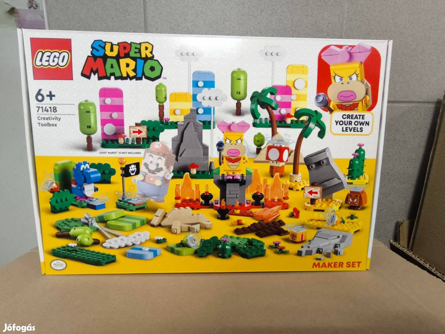 Lego Super Mario 71418 Kreatív építés készítő szett új, bontatlan