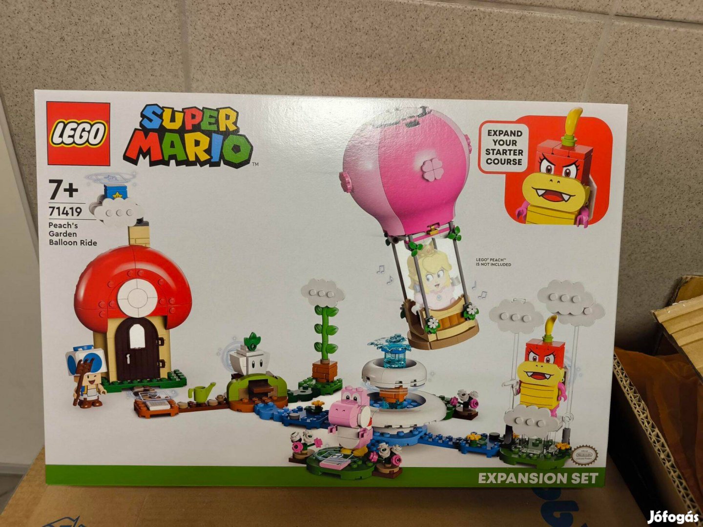 Lego Super Mario 71419 Peach léghajós kalandja a kertben új, bontatlan