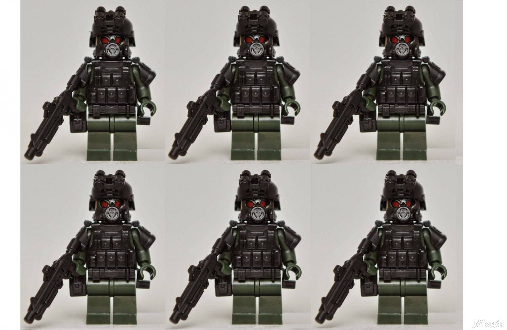 Lego Swat Specnaz Orosz kommandós katona 6db figura fegyver katonák +