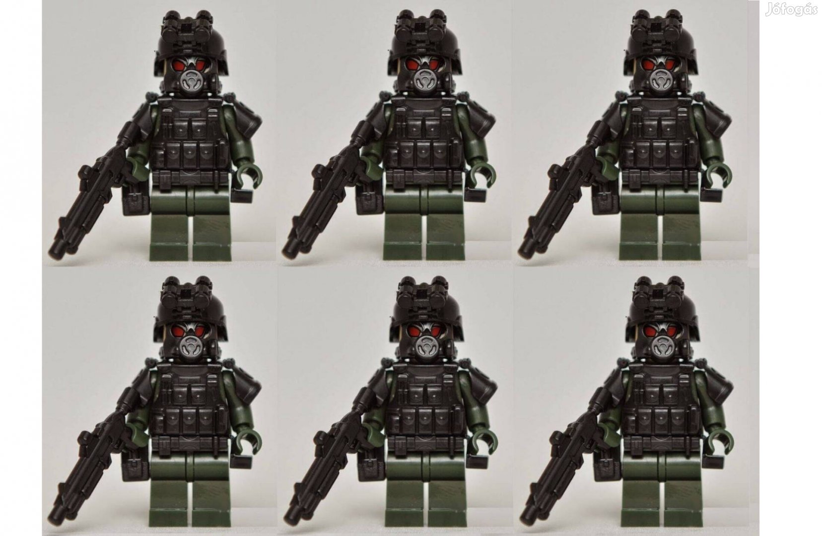 Lego Swat Specnaz Orosz kommandós katona 6db figura fegyver katonák +