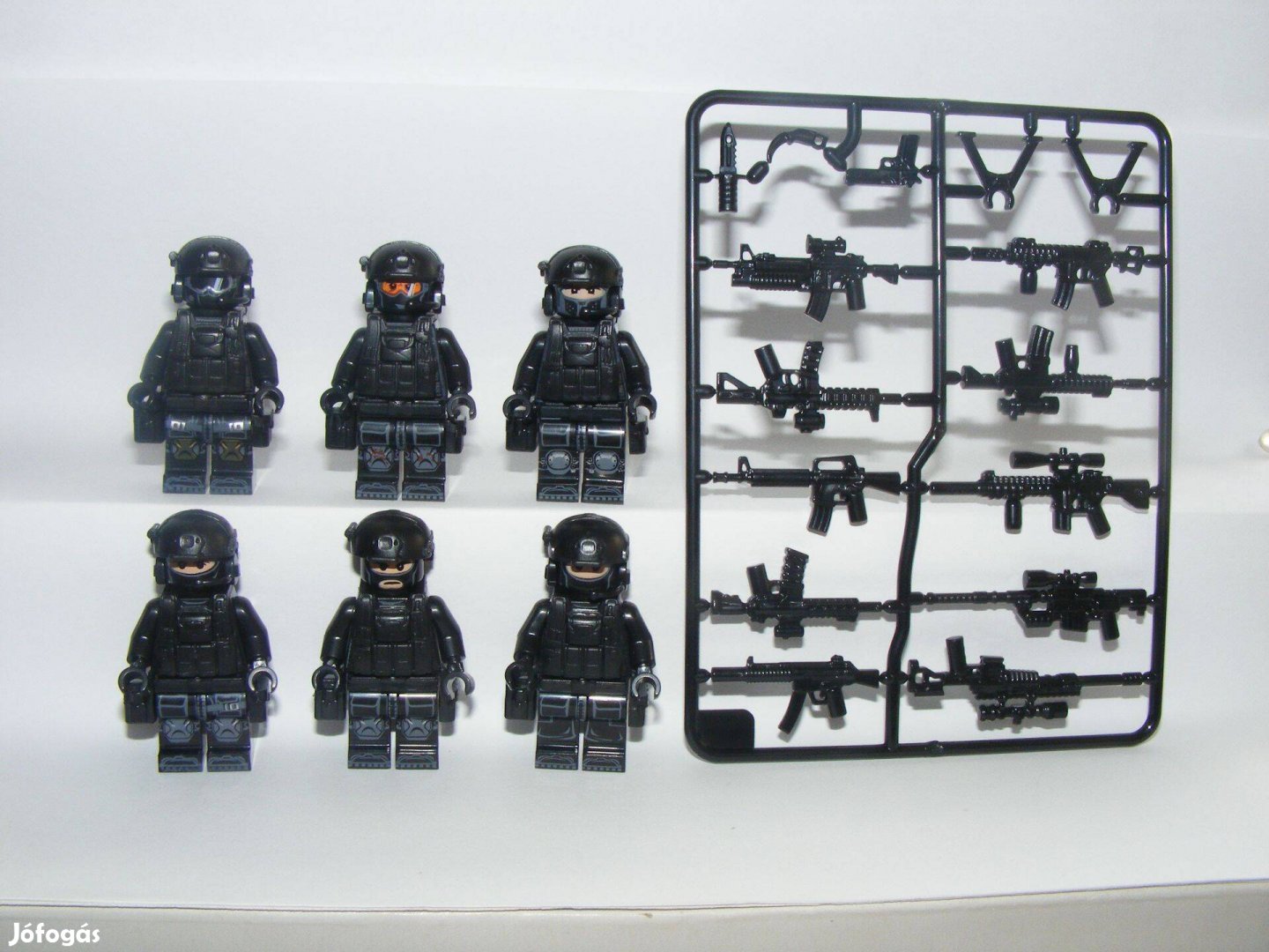 Lego Swat kommandós katonák Brit különleges alakulat S.A.S katona 6db