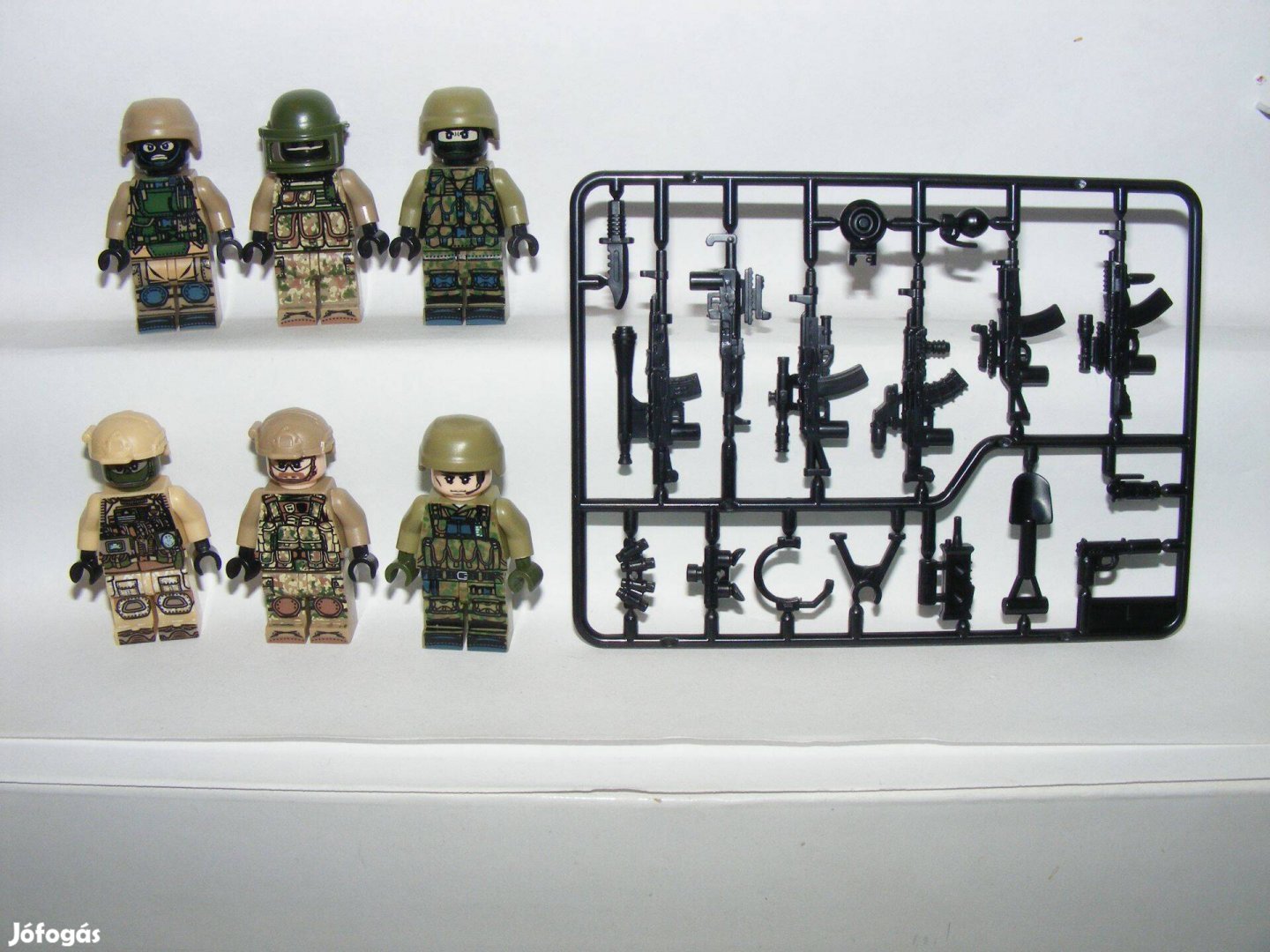 Lego Swat modern hadviselés Orosz + Ukrán kommandós katonák katona Új