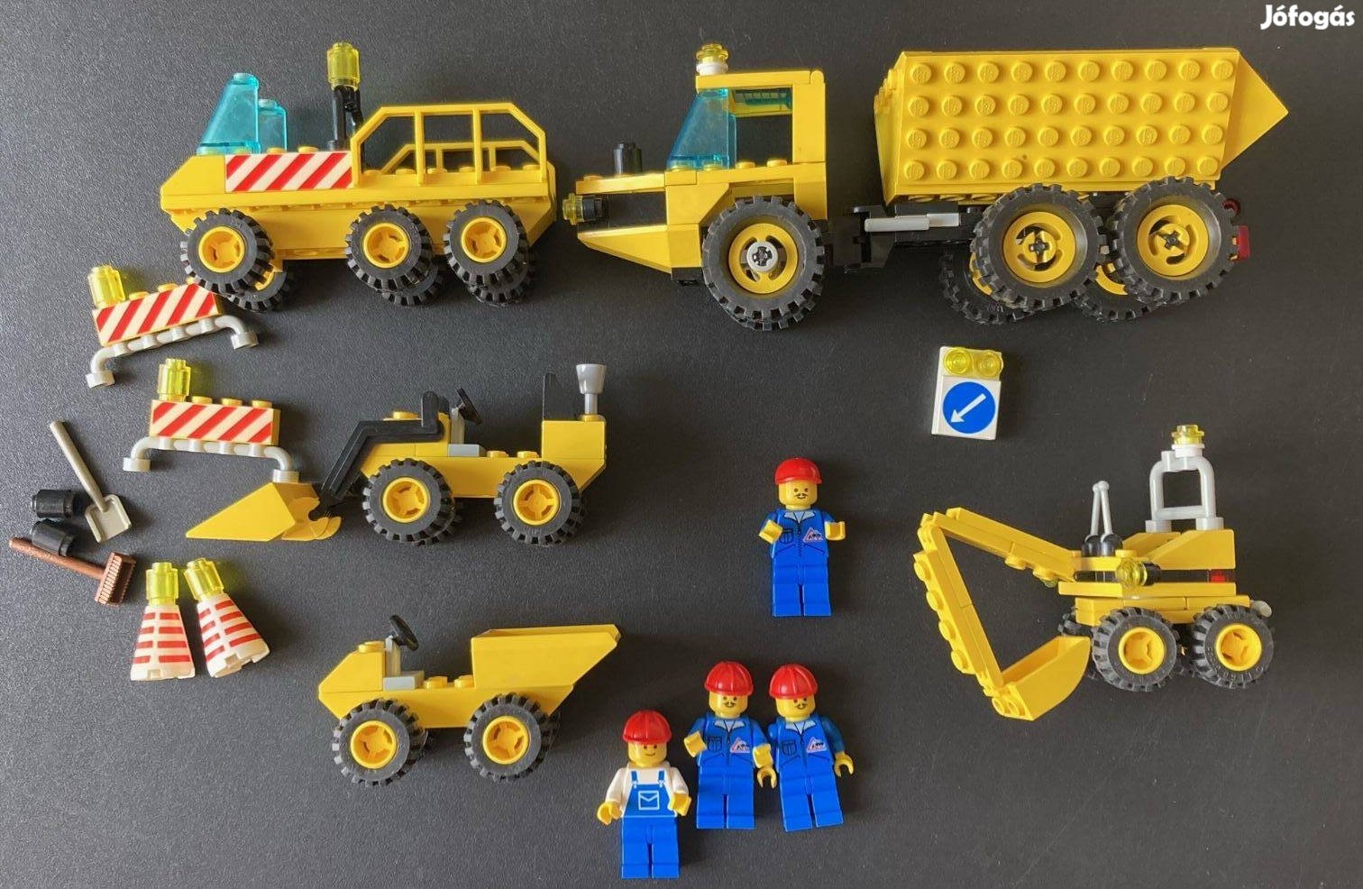 Lego System munkagép dömper markoló teherautó 6581 6565
