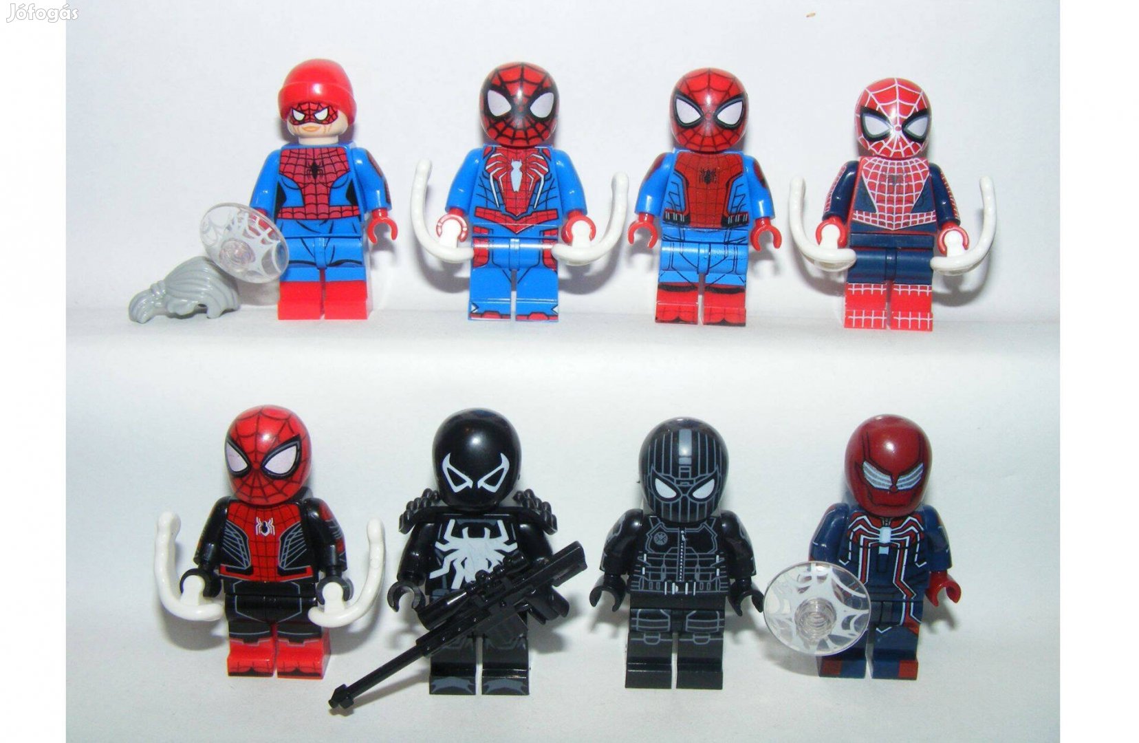 Lego Szuperhős figurák Spiderman Pókember figura 8db 2022 Új