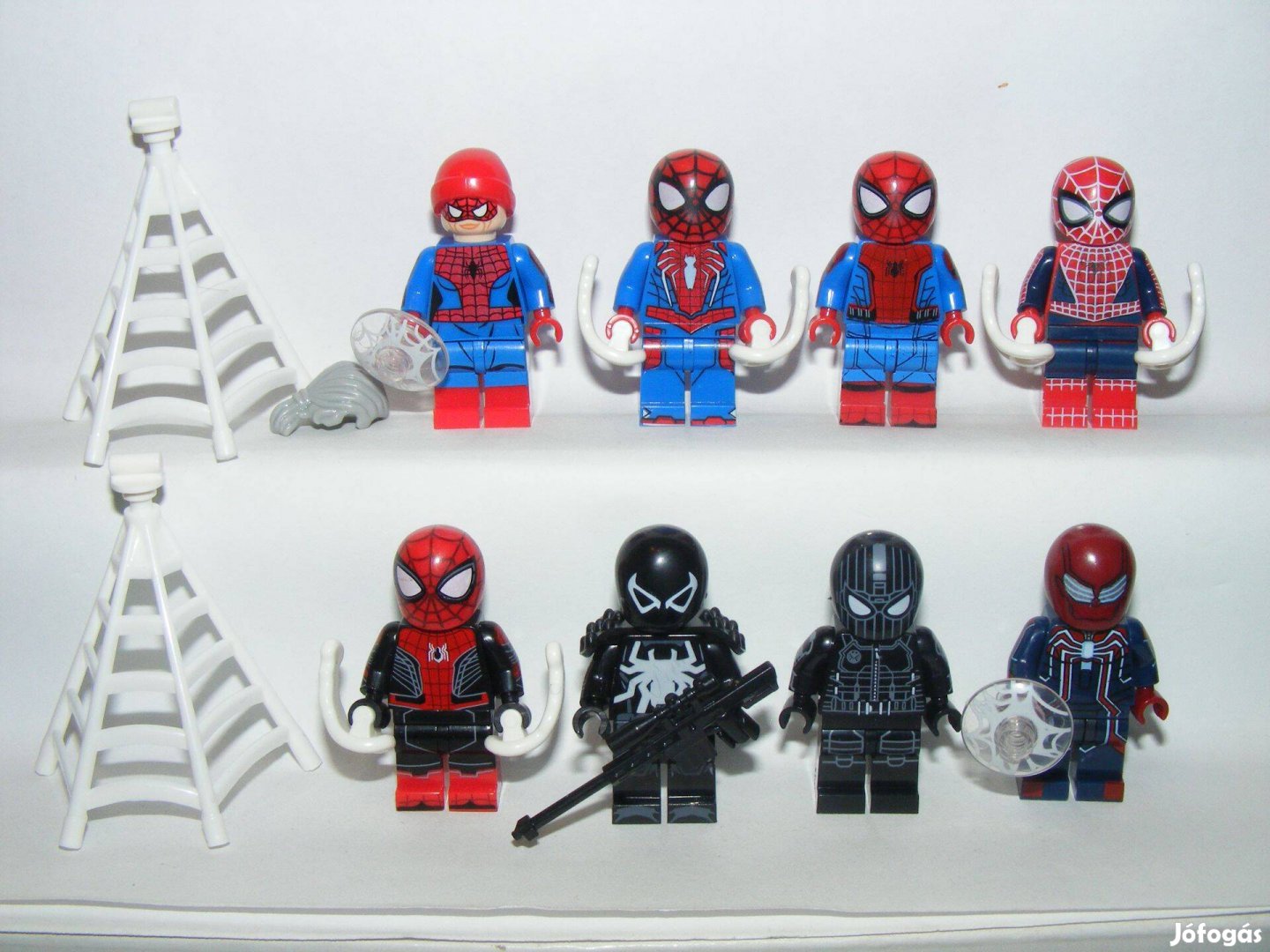 Lego Szuperhős figurák Spiderman Pókember figura 8db Új