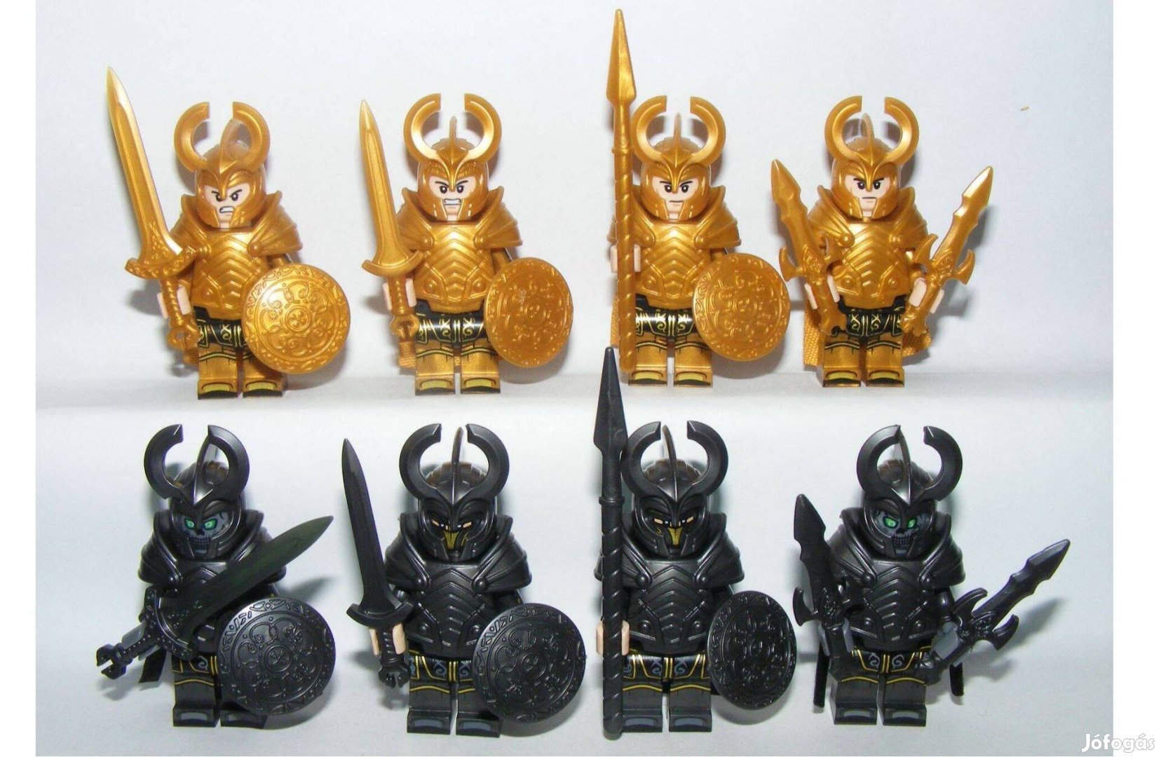 Lego Szuperhős figurák Thor Asgard warriors Harcosok katonák 8 katona