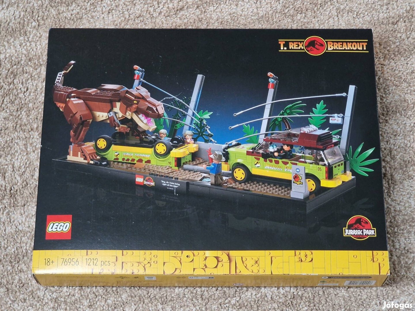 Lego T-Rex Szökése 76956 bontatlanul eladó