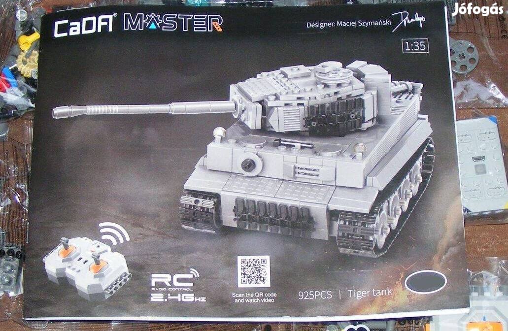 Lego Technic 2. Világháborús Tigris Tank 930db Motor + Távirányító Új