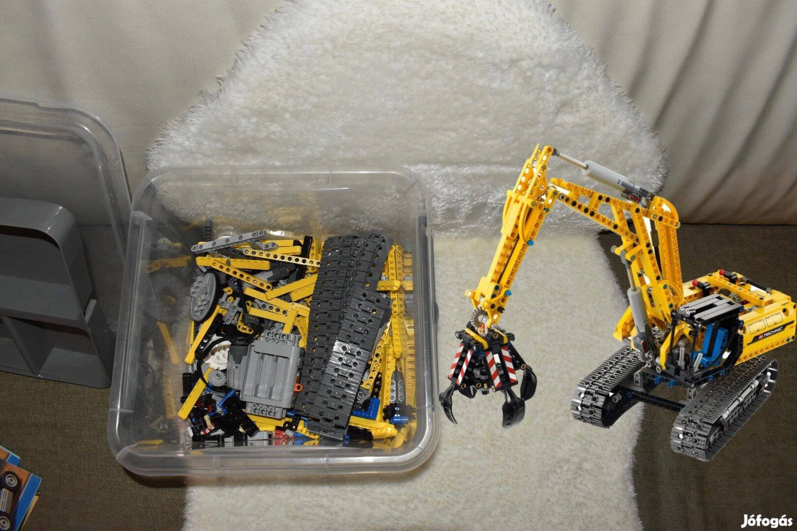 Lego Technic 42006 + akkumulátor, motor (Exkavátor)