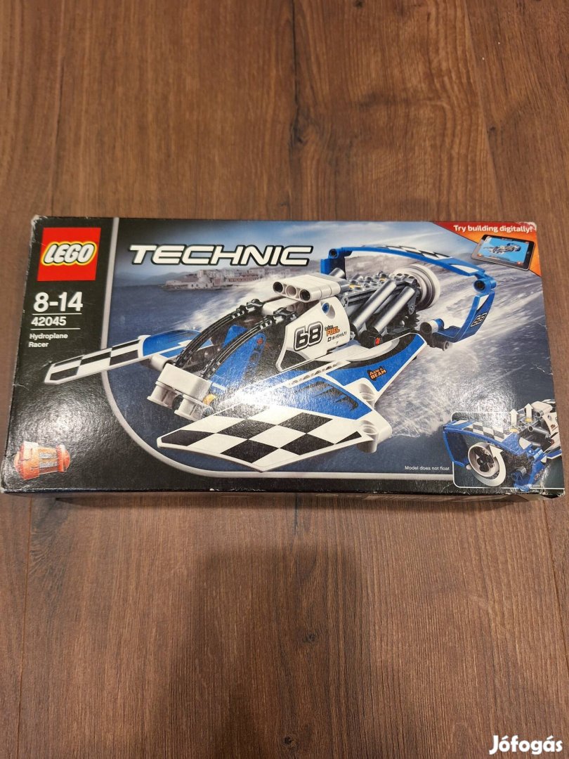 Lego Technic 42045 Verseny hidroplán, hiánytalan, ép