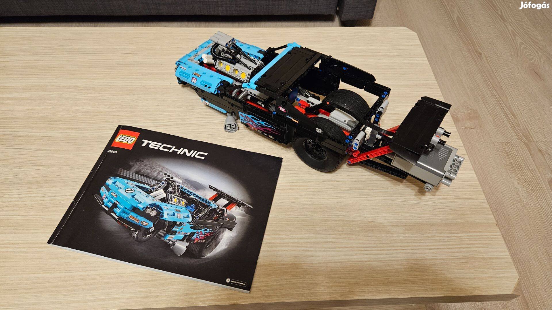 Lego Technic 42050 dragster versenyautó motoros