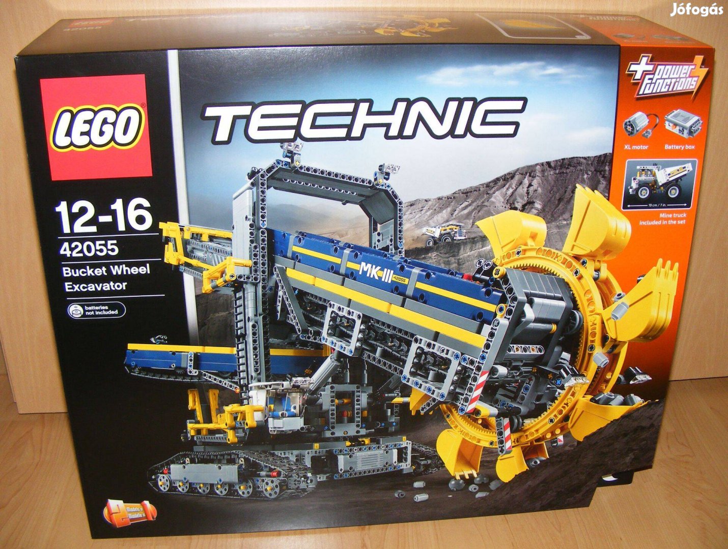 Lego Technic 42055 Lapátkerekes kotrógép Bucket Wheel Excavator Új BP!