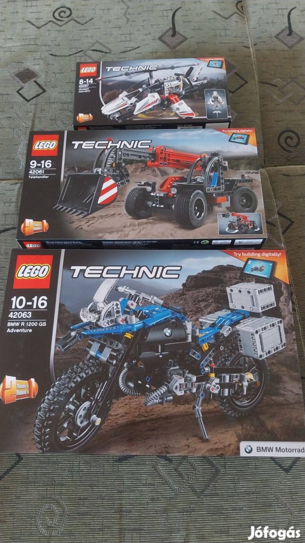 Lego Technic 42057 42061 42063 40 éves szettek