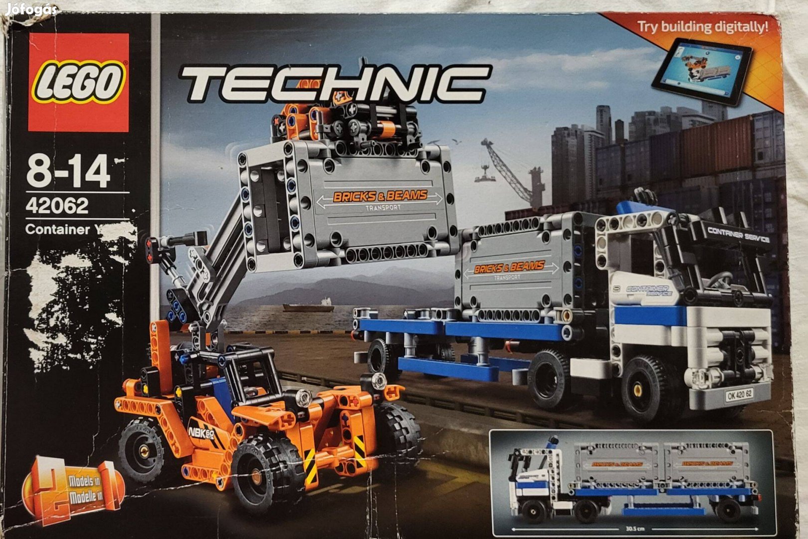 Lego Technic 42062- Konténerszállító