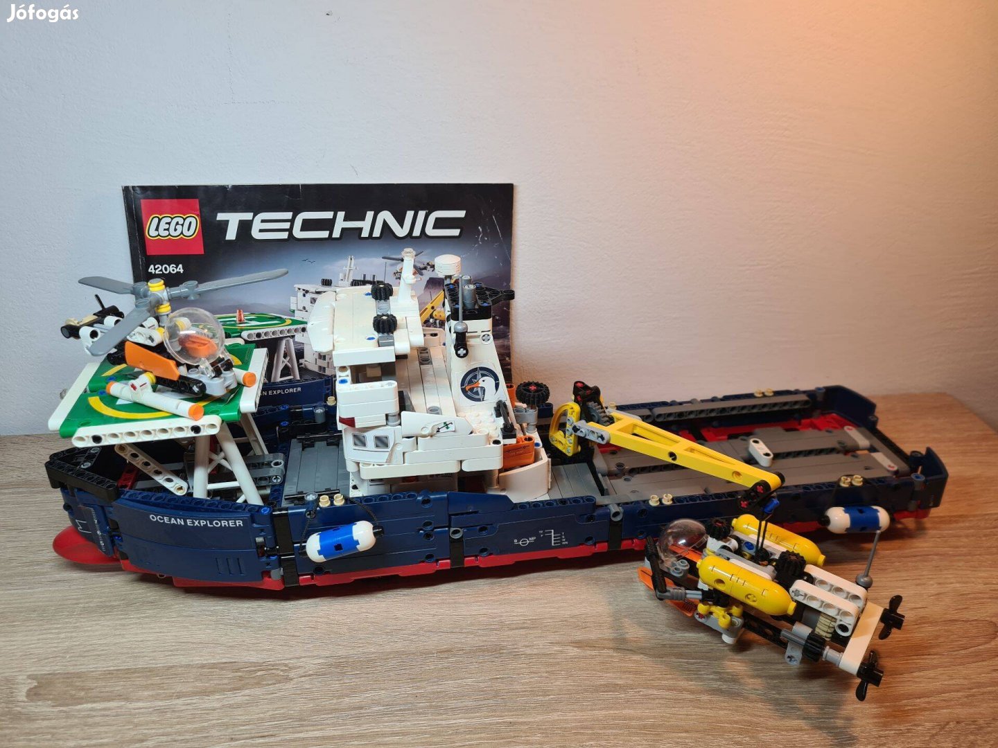 Lego Technic 42064 - Ocean Explorer !Hiánytalan, nagyon szép!