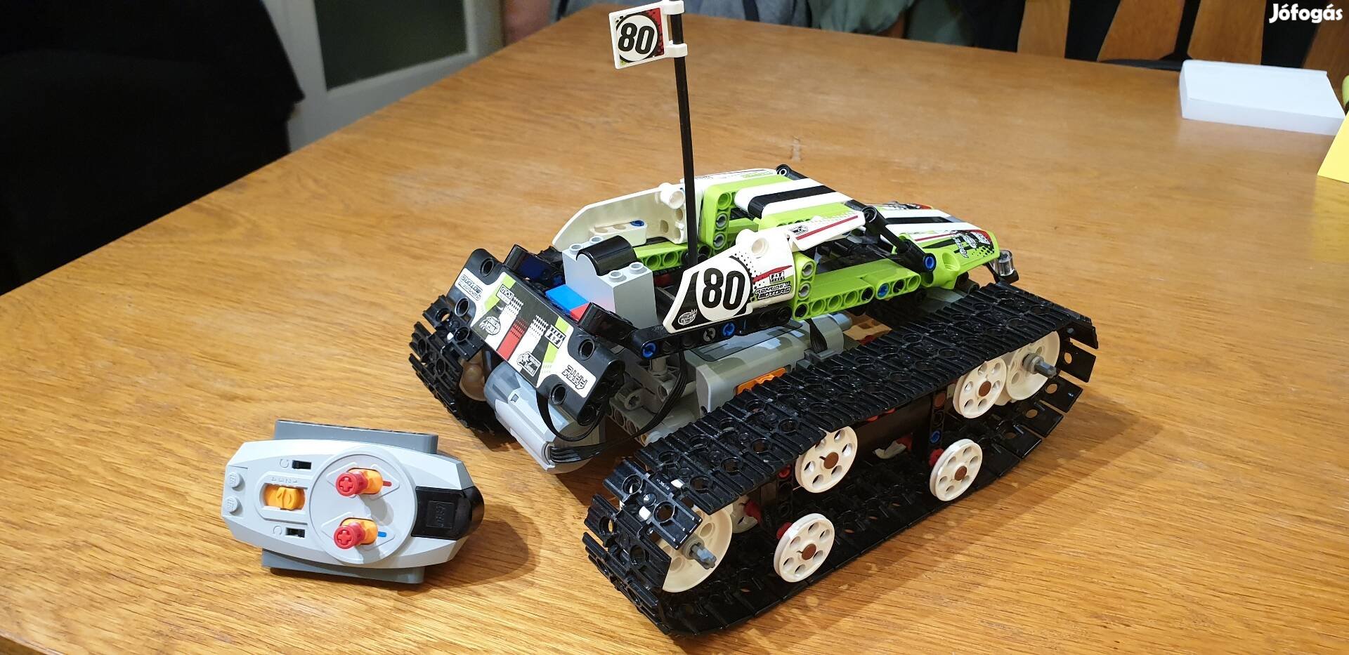 Lego Technic 42065 zöld-fehér lánctalpas