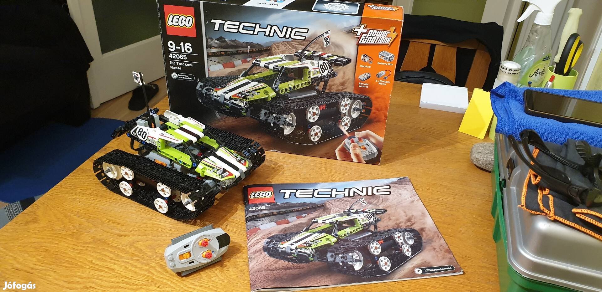 Lego Technic 42065 zöld-fehér lánctalpas