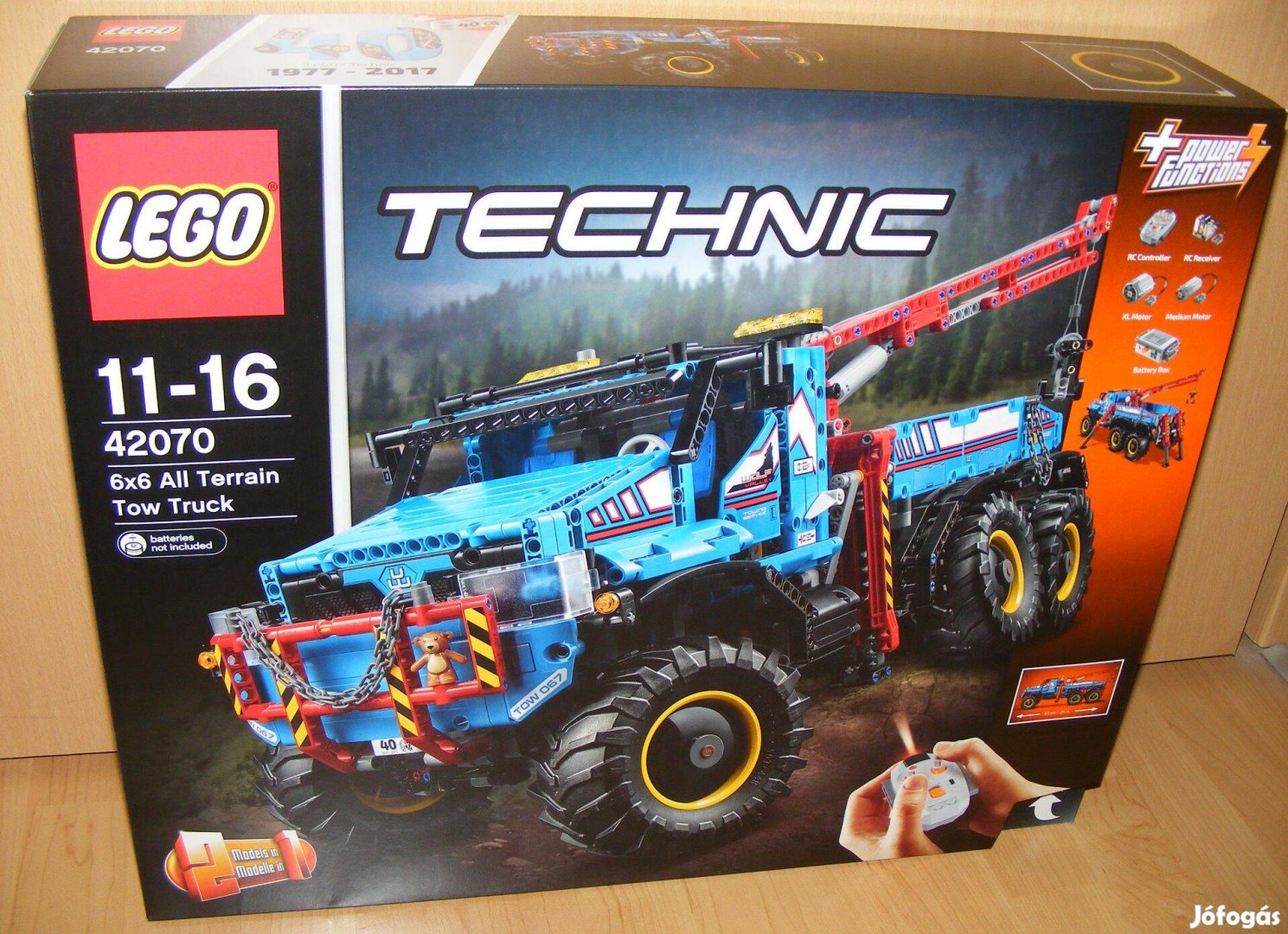 Lego Technic 42070 6x6 terepjáró vontató Új BP!