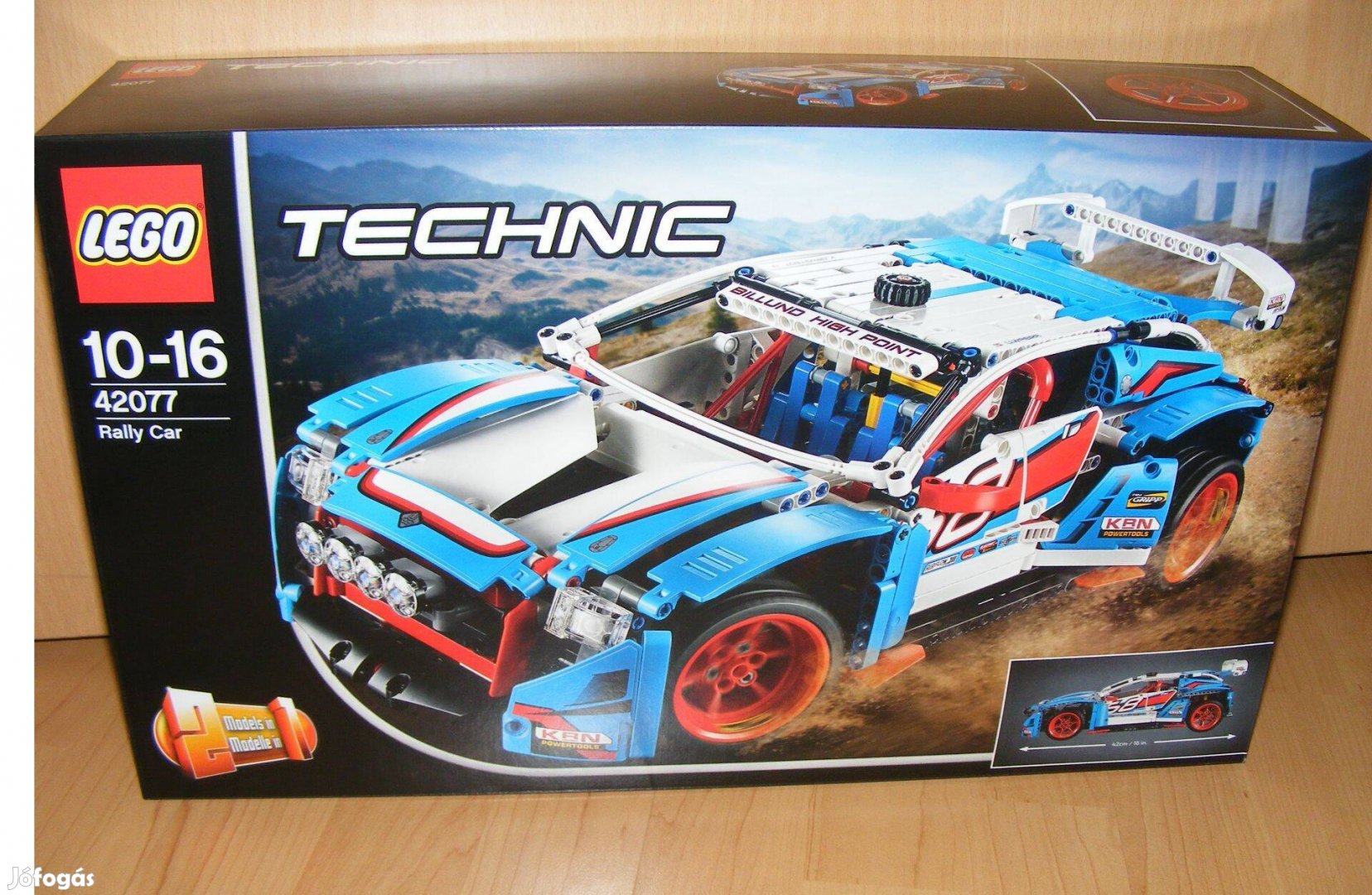 Lego Technic 42077 Rally Car Rally autó Új