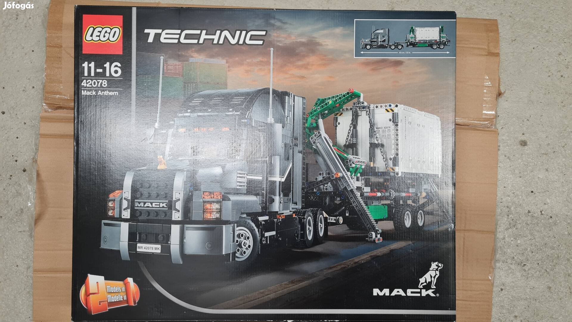 Lego Technic 42078, Mack Kamion, új bontatlan 