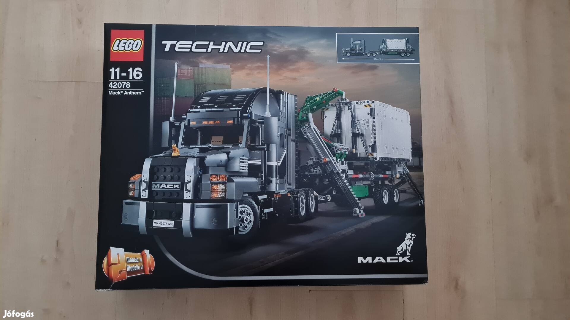 Lego Technic 42078, Mack kamion, új, bontatlan 