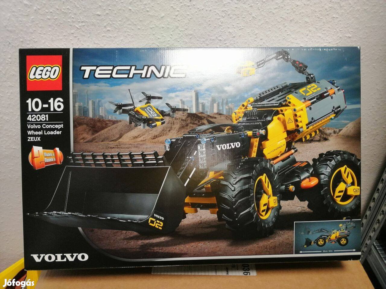 Lego Technic 42081 Volvo kerekes rakodógép új, bontatlan