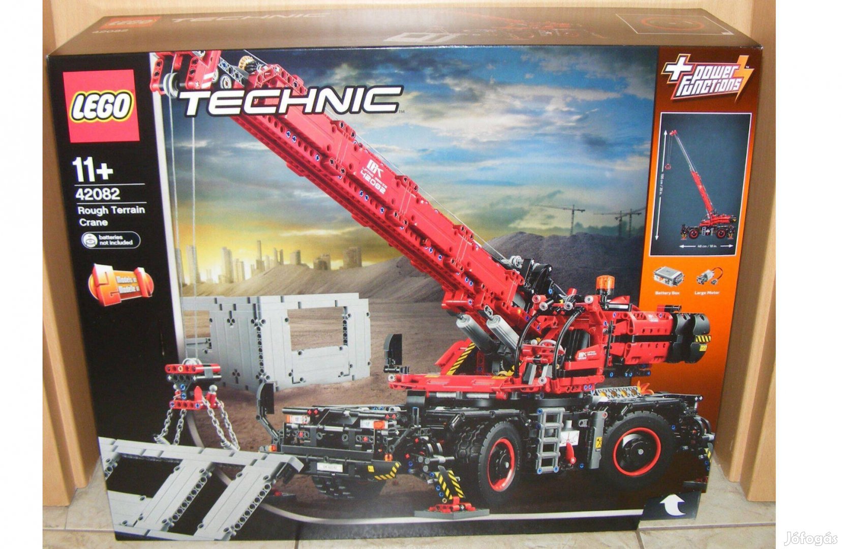 Lego Technic 42082 Rough Terrain Crane Terepdaru daru Új