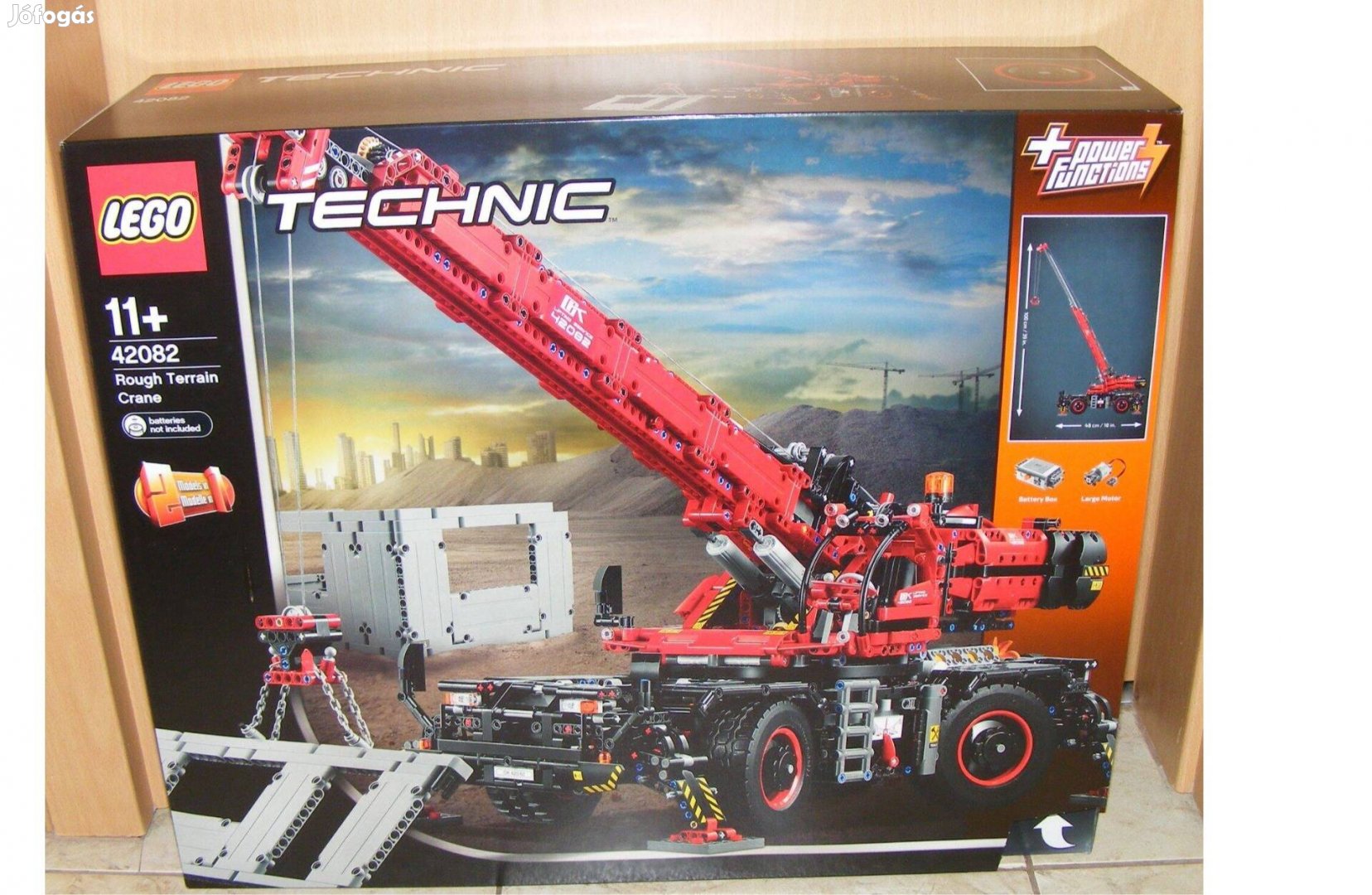 Lego Technic 42082 Rough Terrain Crane Terepdaru daru Új BP!