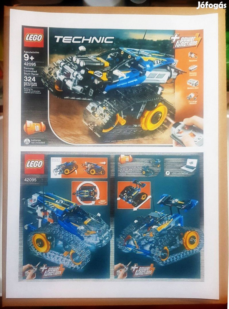 Lego Technic 42095 Távirányítású kaszkadőr versenyautó