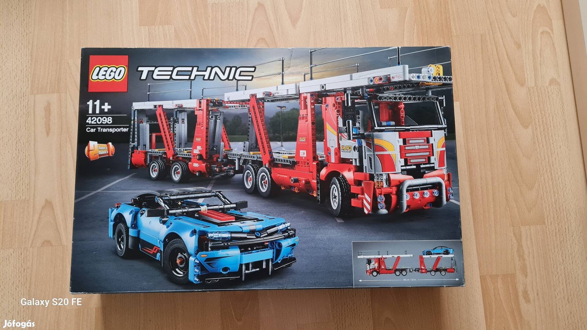 Lego Technic 42098, Autószállító, új, bontatlan 