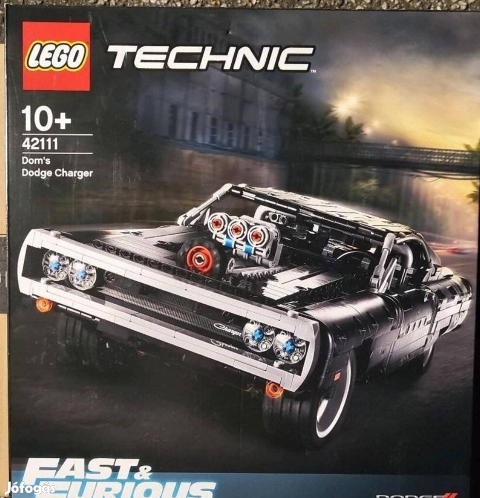 Lego Technic 42111 Dom's Dodge Charger, új bontatlan