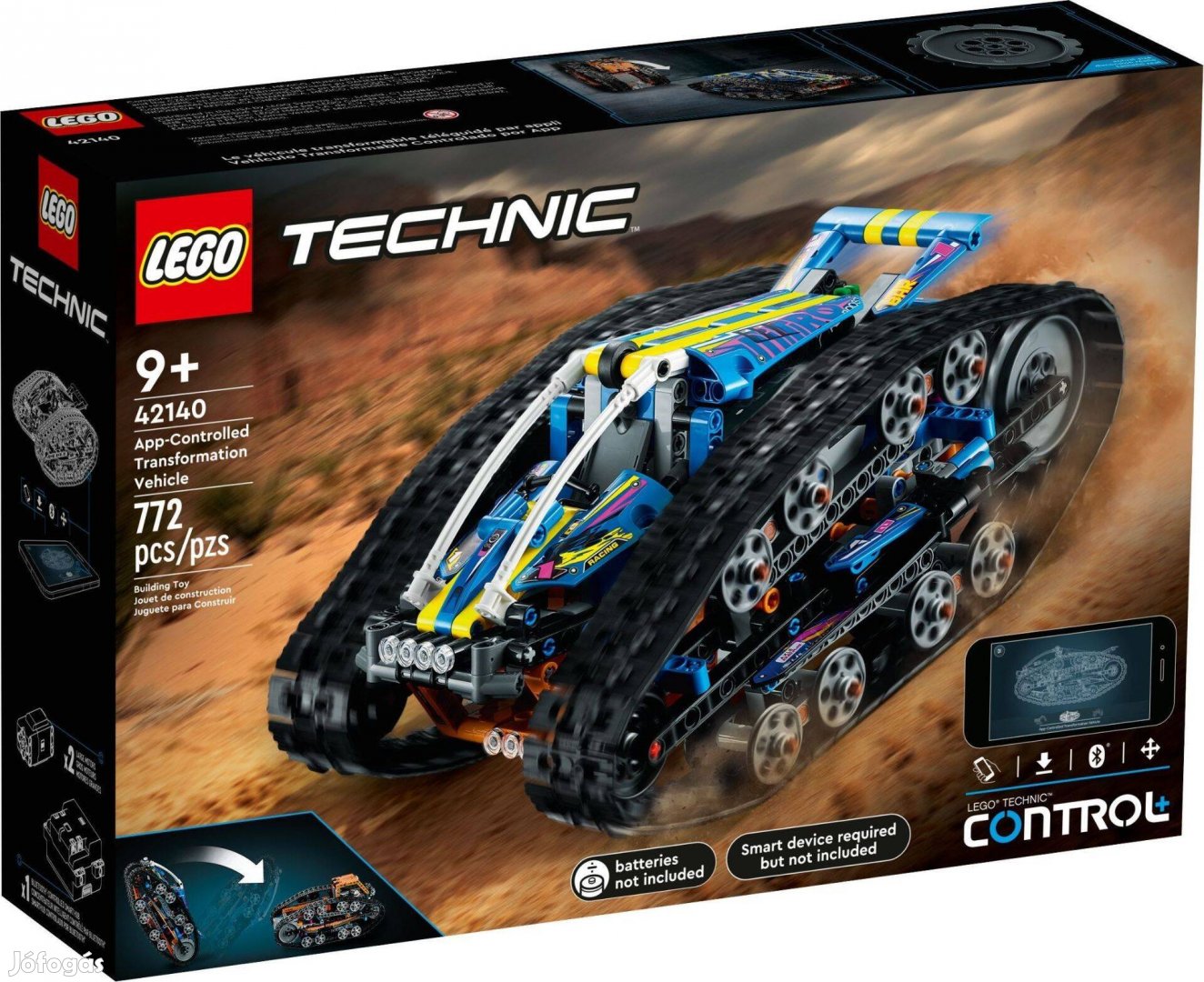 Lego Technic 42140 Applikációval irányítható átalakító jármű