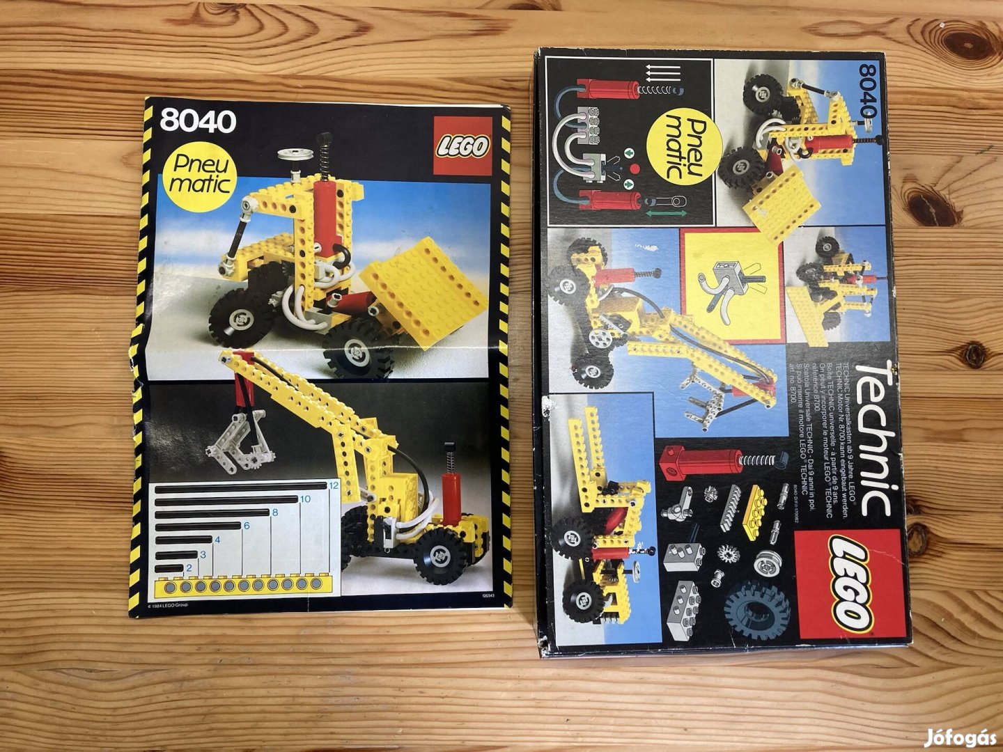 Lego Technic 8040 doboz + leiras 