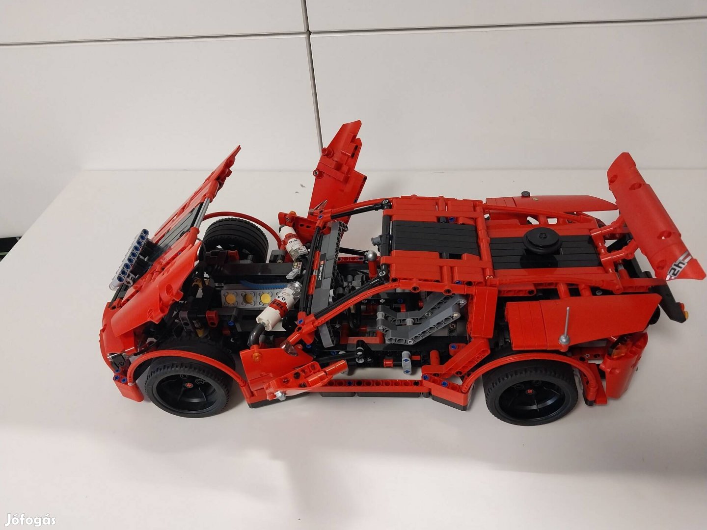 Lego Technic 8070 Supercar, tovább építve. 