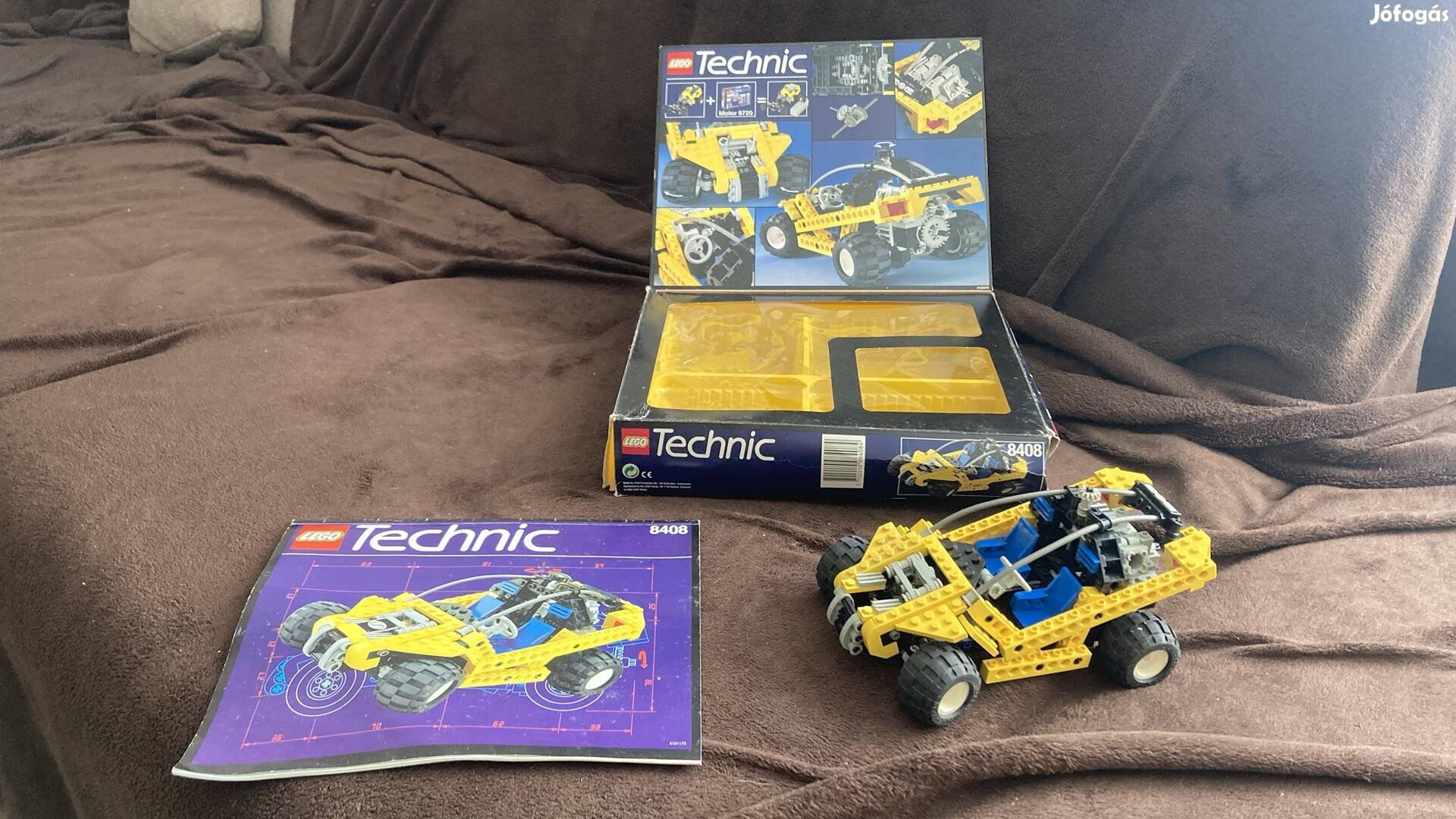 Lego Technic 8404 eredeti dobozában sérülésmentes összerakási útmutató