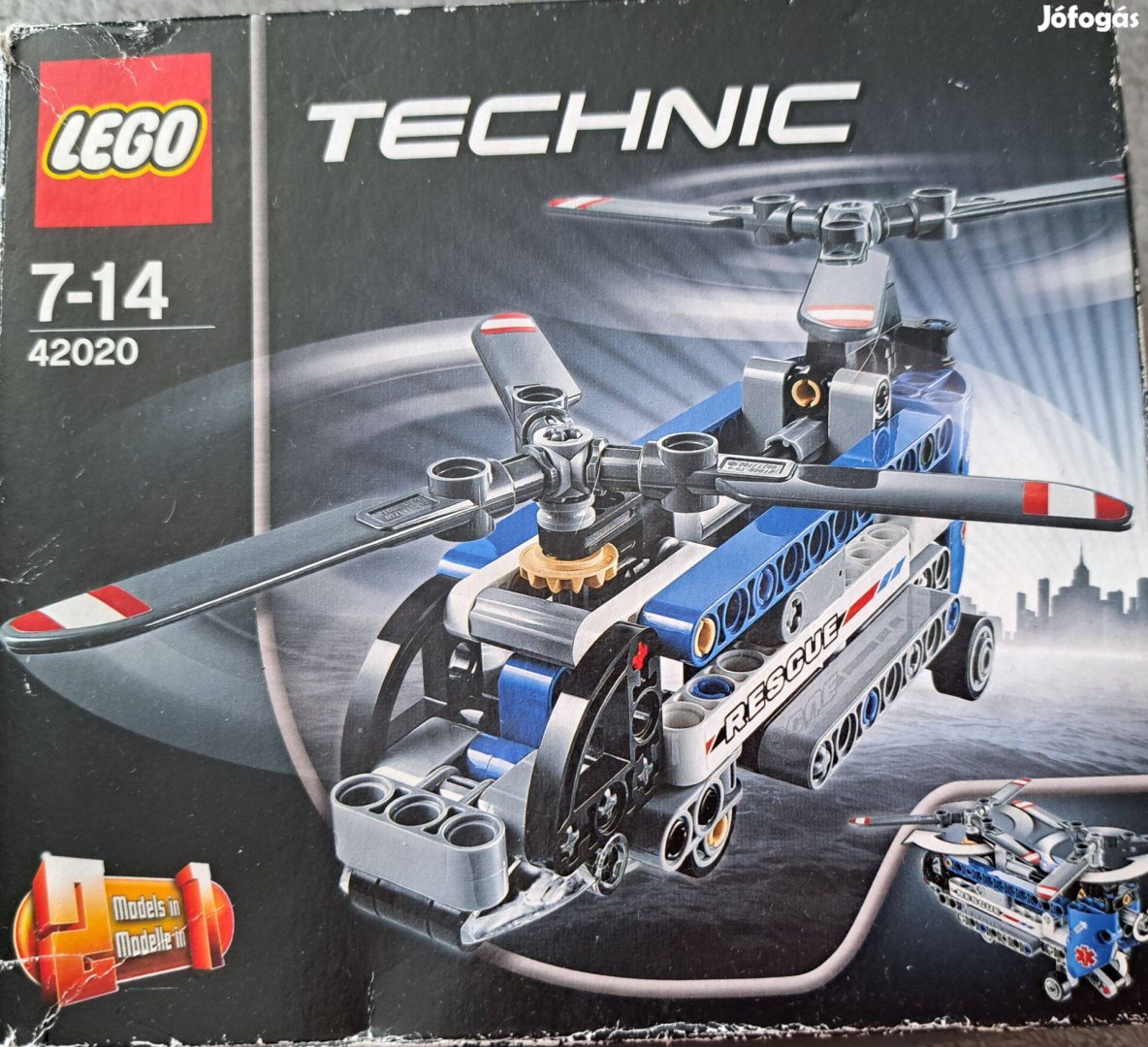 Lego Technic Ikermotoros helikopter 42020