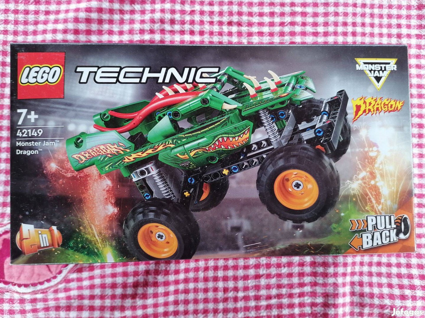 Lego Technic - Monster Jam Dragon (42149) új, bontatlan