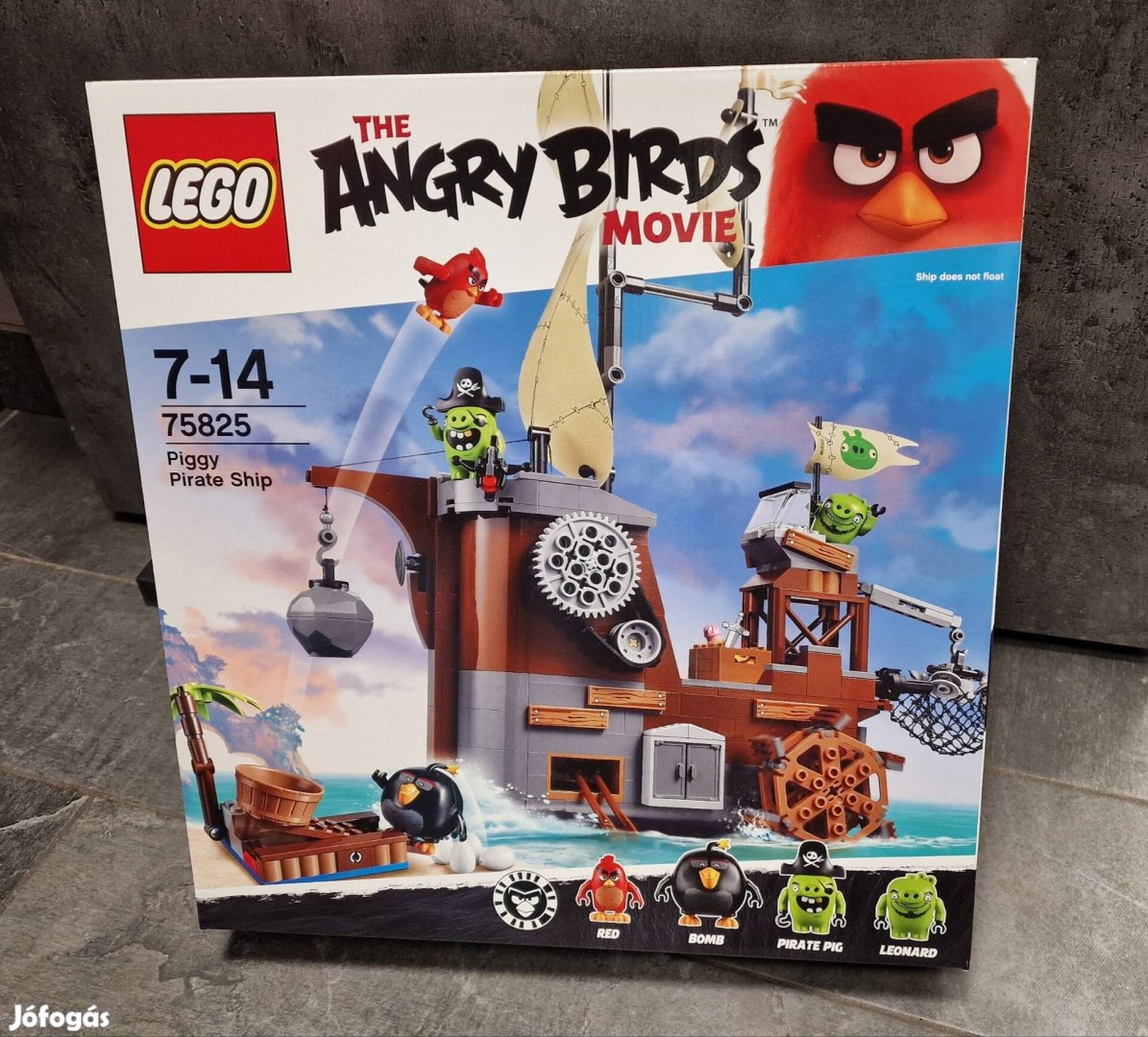 Lego The Angry Birds Movie - Malac kalózhajó / Piggy Pirate Ship