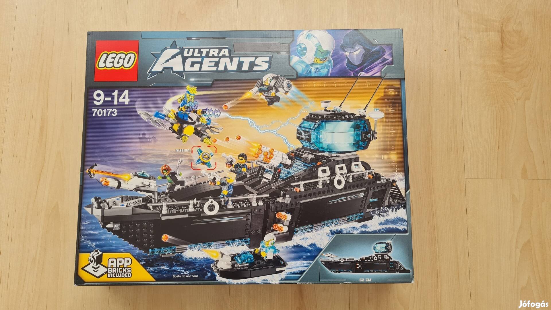 Lego Ultra Agents 70173 Hajó,  új, bontatlan 