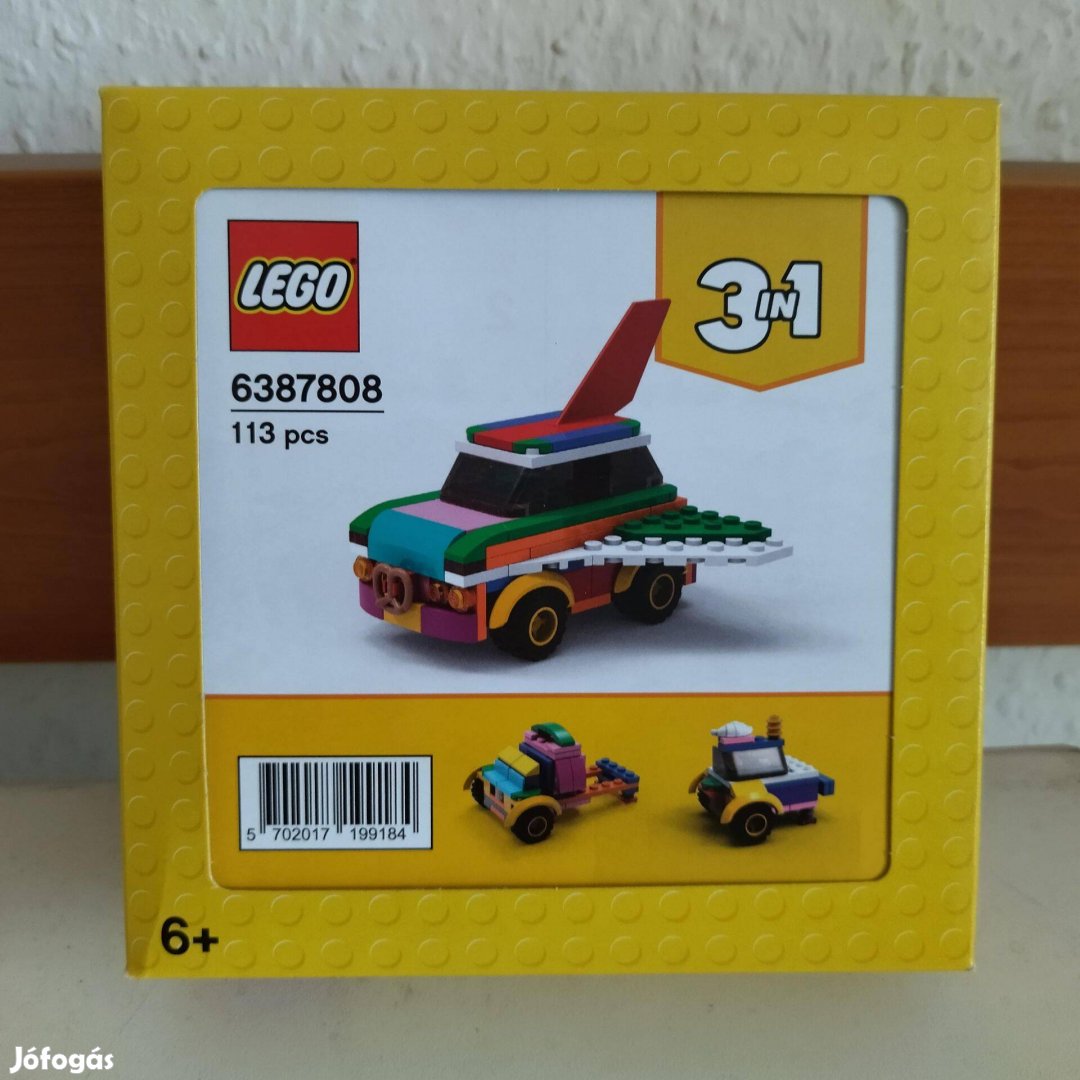 Lego VIP 6387808 Újraépíthető repülős autó új, bontatlan