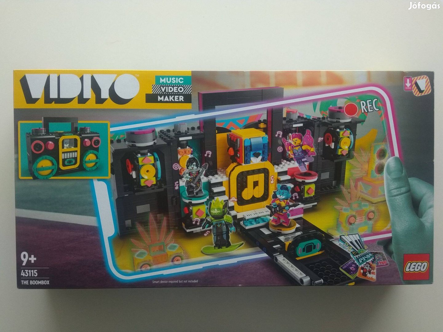 Lego Vidiyo 43115 Boombox magnó színpad bontatlan új