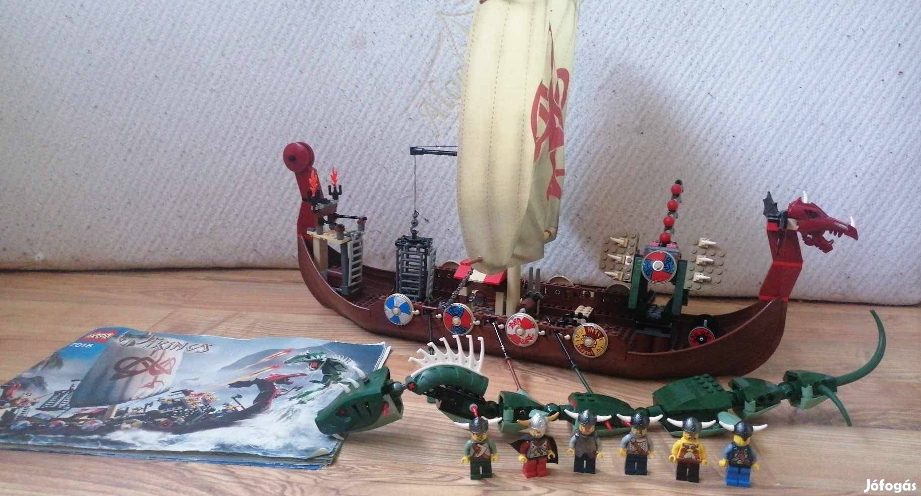 Lego Vikings 7018 Viking Ship challenges the Midgard Serpent