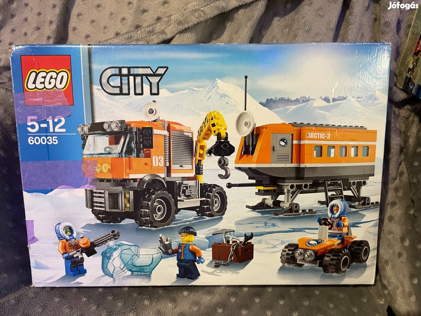 Lego city 60035 jégkutató, kutató, síléc, kincs